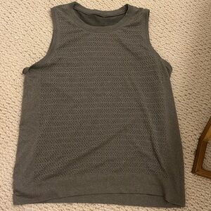 Lululemon gray athletic tank top